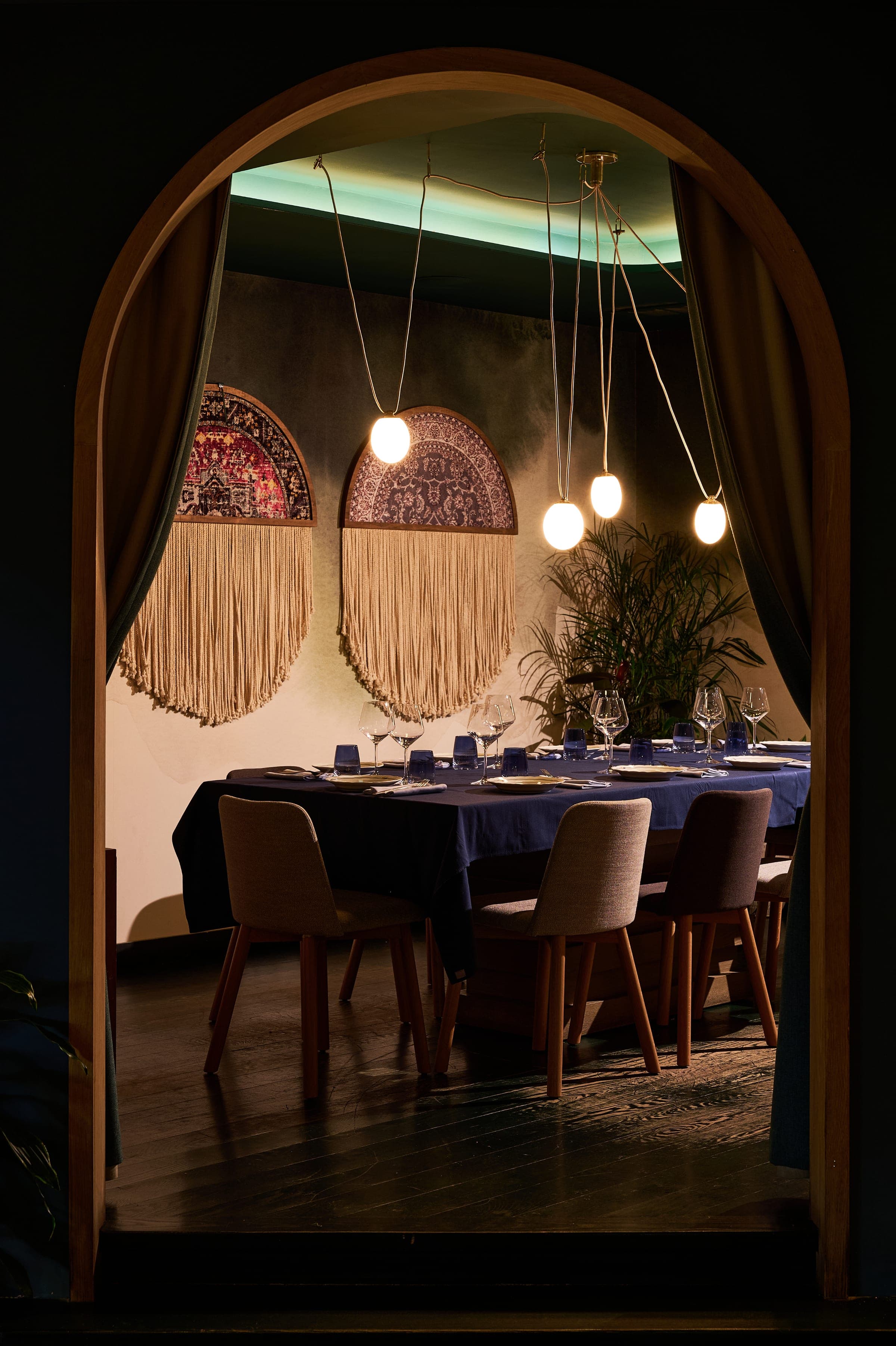 Dining room at Meláni