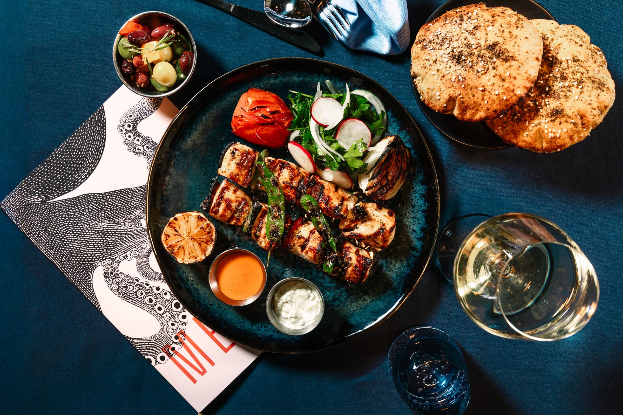 Shared plates at Meláni